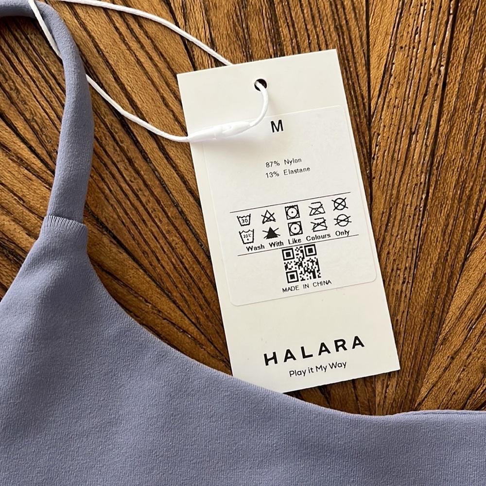 Halara Basic Padded Workout Cropped Tank Top Size… - image 5